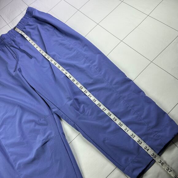 Athleta Pants Womens 18 Adonis Purple Arrival Crop Stretch Sporty Commute Travel - Picture 11 of 12